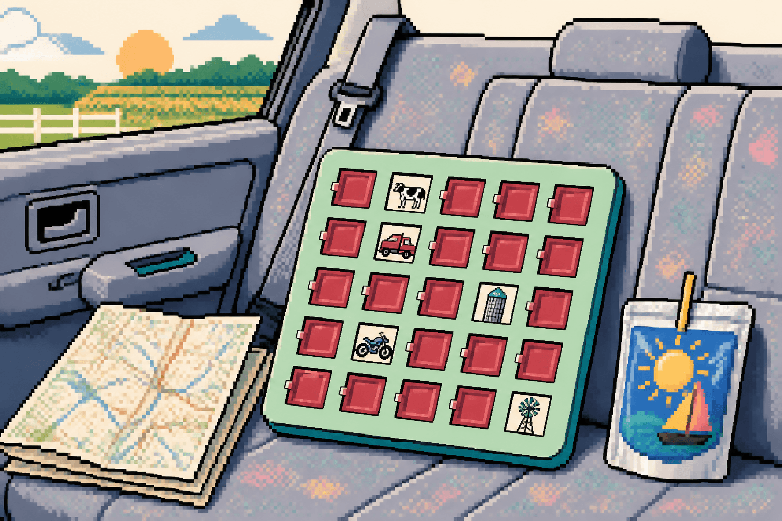 The Auto Bingo Card's Red Shutters Wouldn't Stay Shut