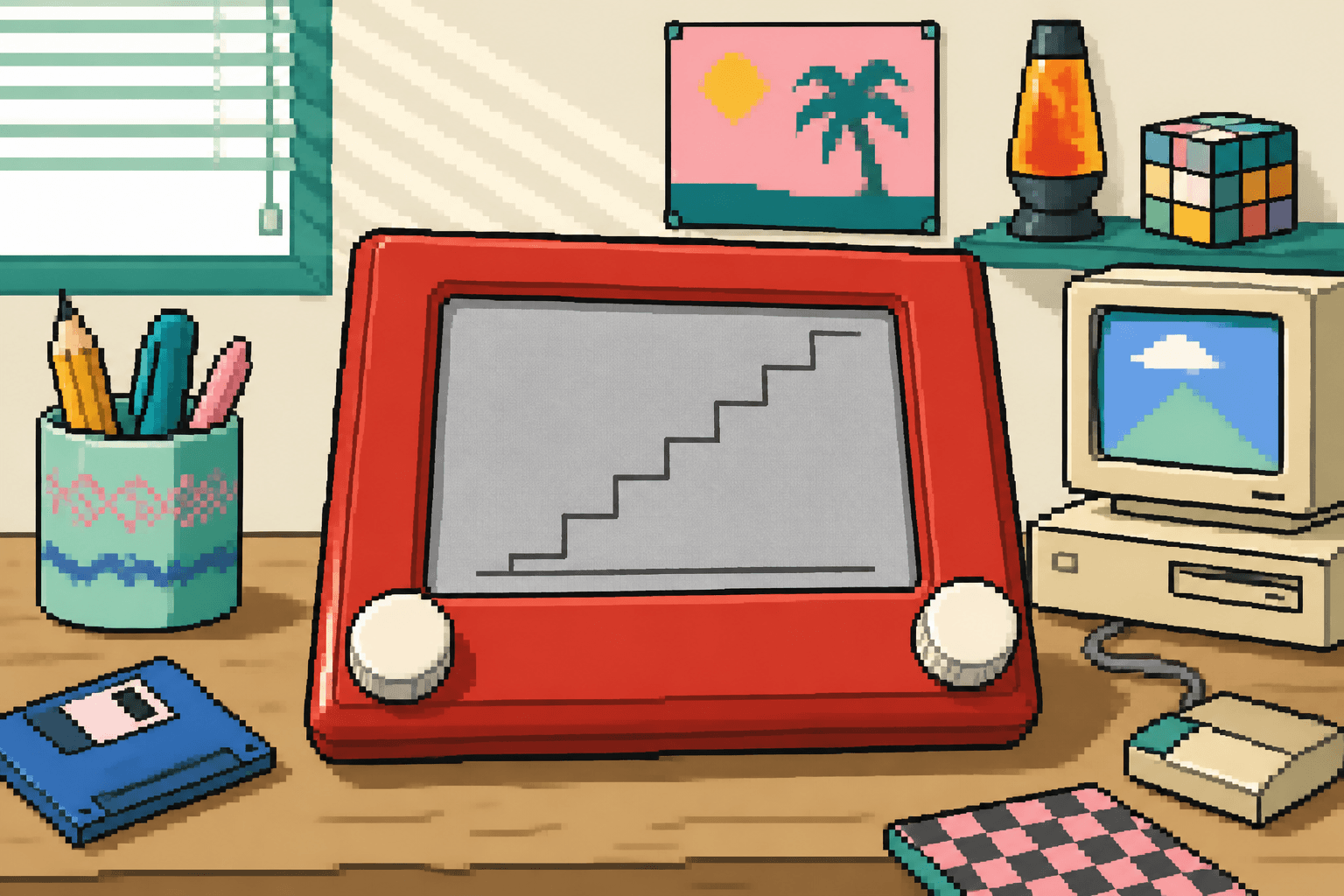 The Etch-a-Sketch Only Drew Connected Lines